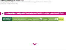 Tablet Screenshot of campingduvieuxverger.com